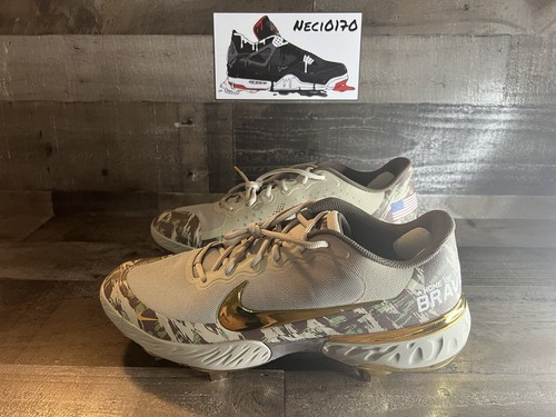 Nike Alpha Huarache Elite 3 Low "Land of the Free" USA DA1676-290 Mens Size 13 - Picture 2 of 6