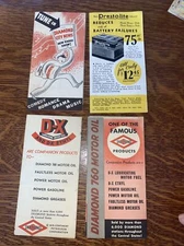 VINTAGE DIAMOND 760 MOTOR OIL Literature 1936-40 MID CONTINENT CO Prest-O-Lite