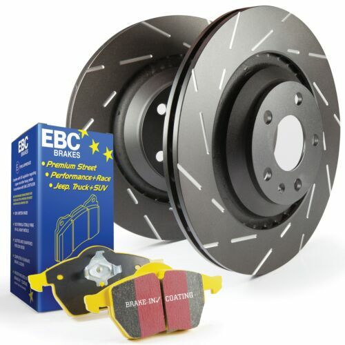 EBC Front USR Slotted Brake Discs and Yellowstuff Pads Honda Civic Type R Ep3 - Picture 1 of 2