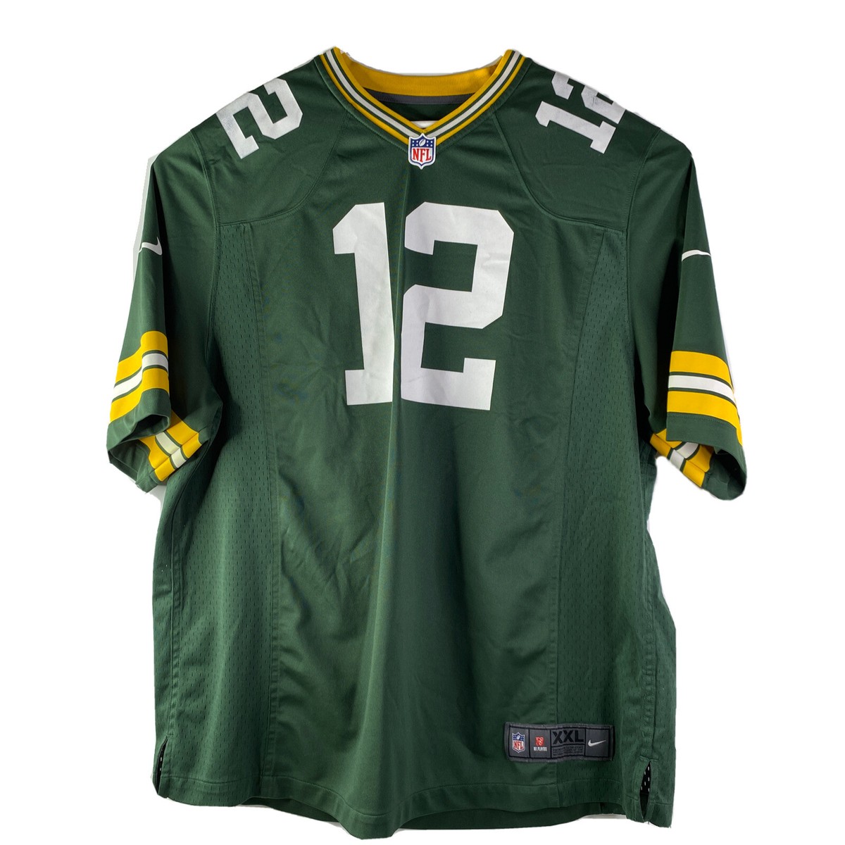 NFL Aaron Rodgers Jersey 12 Green Bay Packers Nike On Field NFL Aaron Rodgers Jersey 12 Green Bay Packers Nike On Field