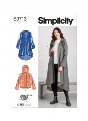 Simplicity Schnittmuster 9713 Jacken, Mäntel Y5 (18-20-22-24-26)