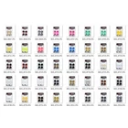 40 Kinds Guitar Knobs Bass Knobs Speed Volume Tone Control Knobs (Package of 4)