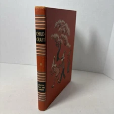 Childcraft Childrens Book 1949 Volume 8 Creative Play and Hobbies Orange Vintage