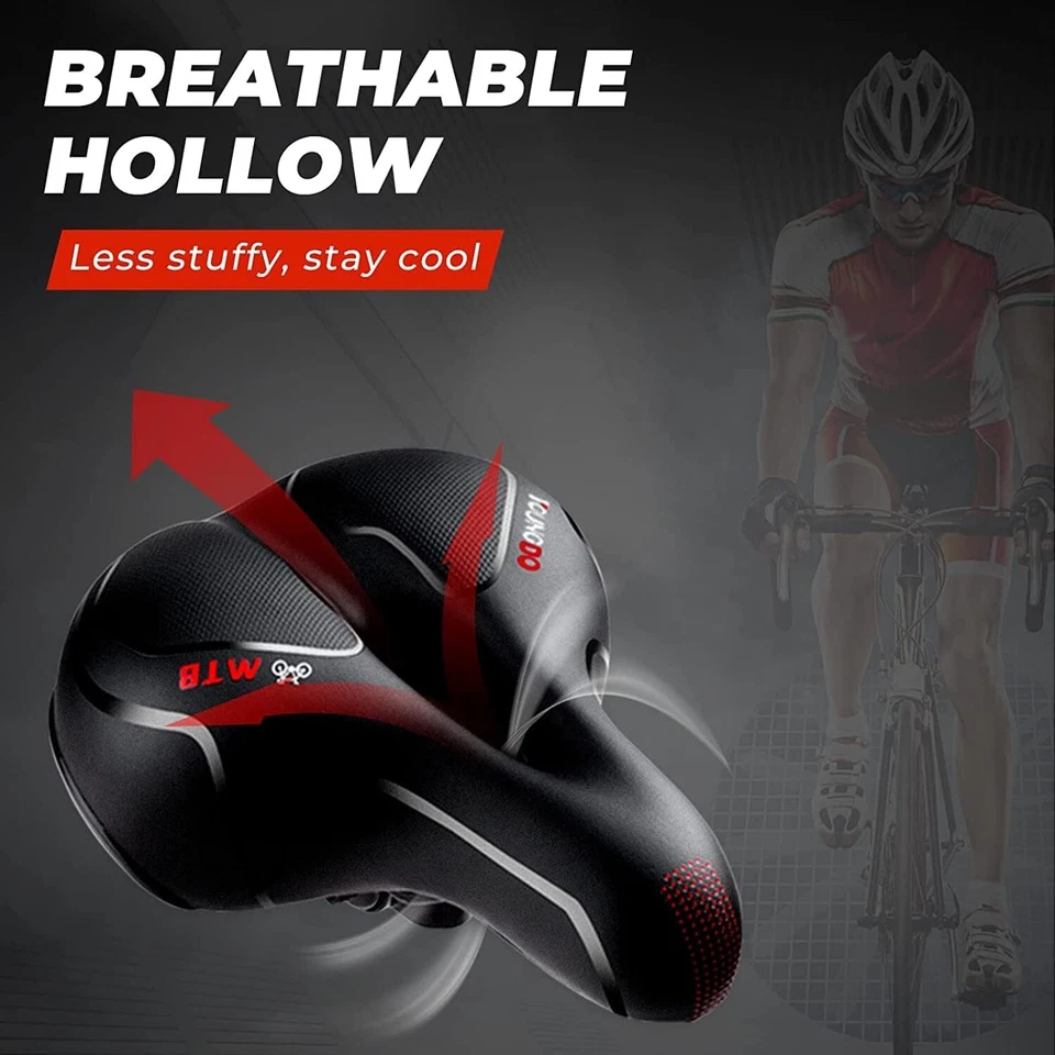 YOUNGDO Ergonomische Fahrrad Sattel Fahrradsitz Prostata Bike Sitz Citybike MTB - Bild 3 von 4