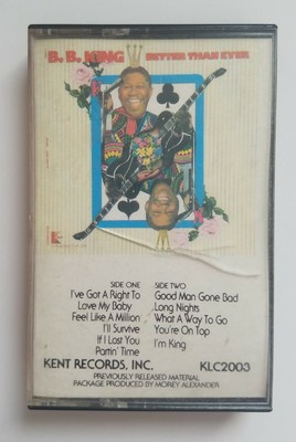 BB King - Better Than Ever CASSETTE TAPE, Tested, Works