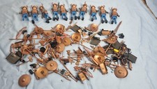 Play BIG Wikinger Figuren mit Zubehör Vintage Retro alt Konvolut Sammlung