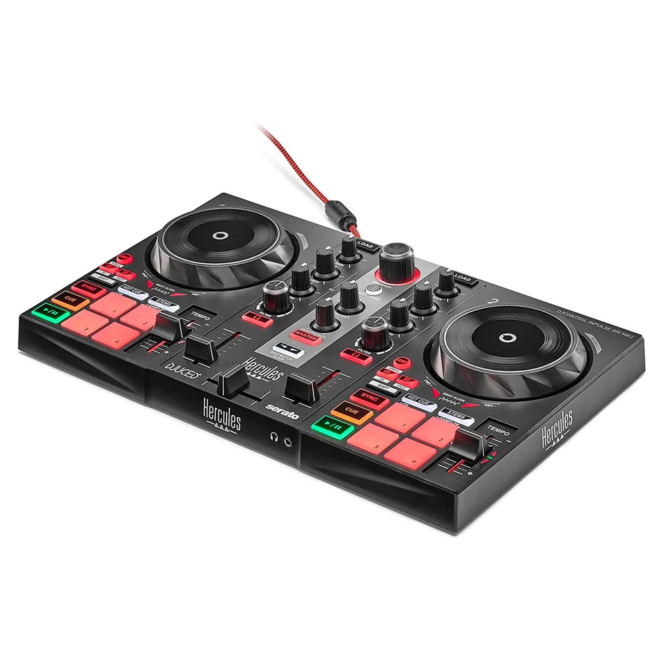 Hercules DJControl Inpulse 200 MK2 2-Deck DJ-Controller Mischpult - Bild 2 von 4