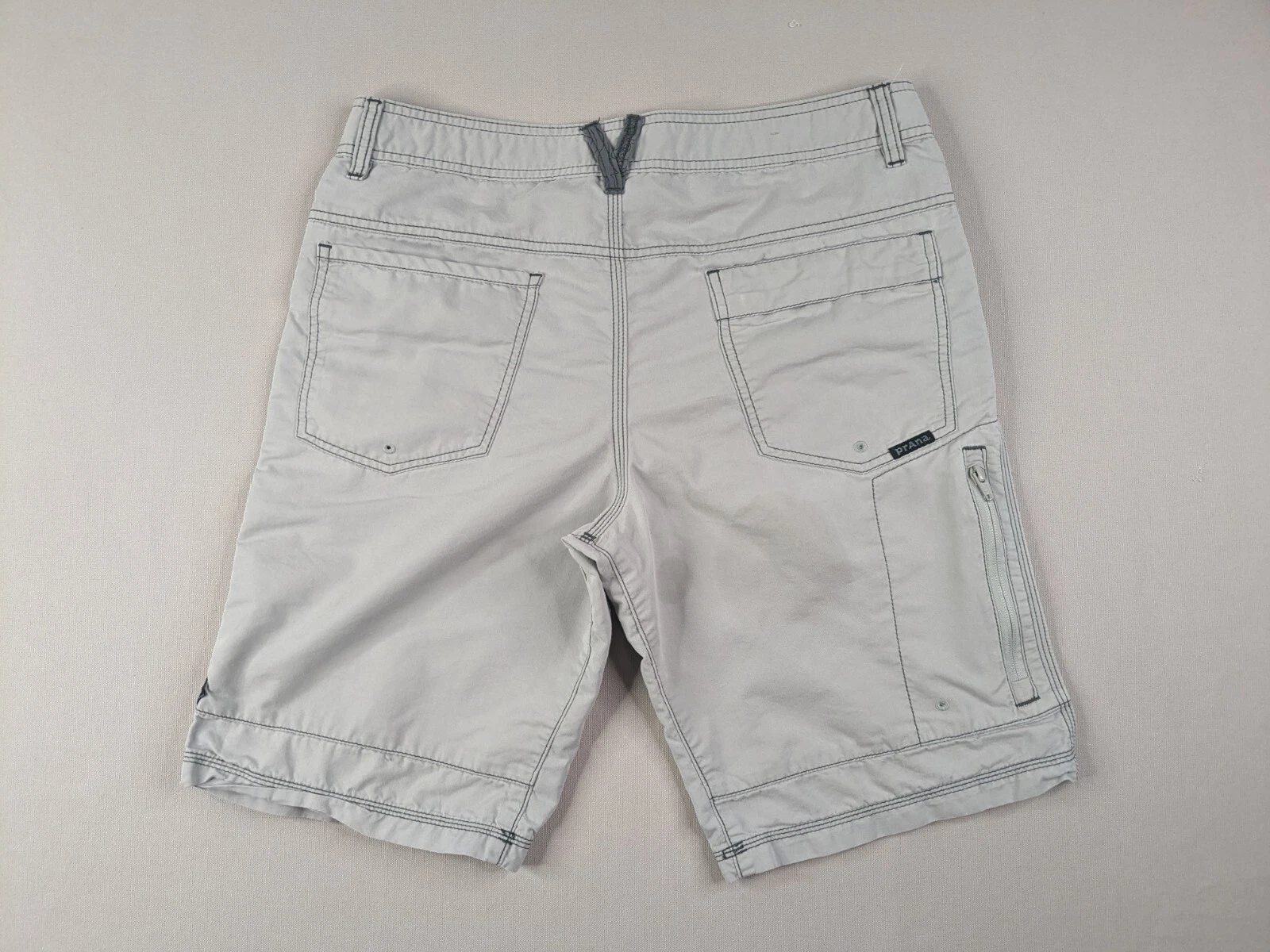 prana adult stained distressed shorts