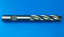 Image of 10mm HSS-Co8 Europa 4 Flute Roughing Long End Mill w/ Flatted Shank