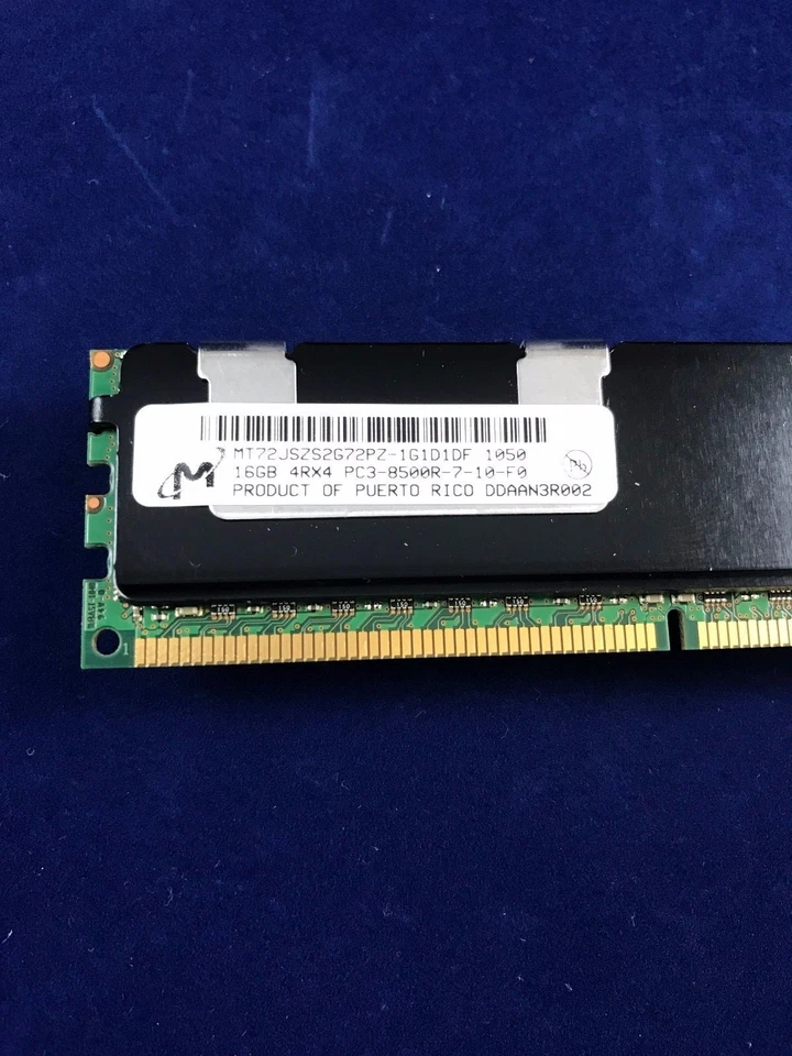 HP 16GB Memory 593915-b21 500207-171 595098-001 DDR3 1066 MHz PC3-8500 DRAM - Image 4 of 4