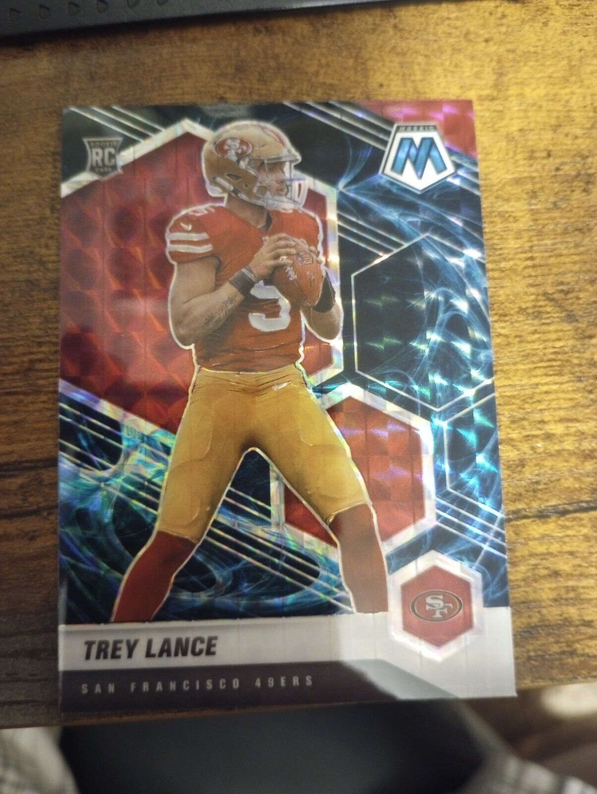 2021 Panini Mosaic Genesis Card #303 Trey Lance (Rookie Card)