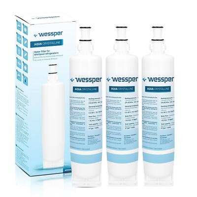 3x Wasserfilter für Kühlschrank Whirlpool 4396510, 4396508, 4396510, 4392857