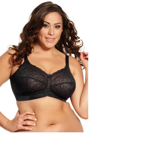 GODDESS ROSE BLACK SOFT CUP BRA SIZE 38C / 116C BNWT