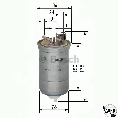 Genuine BOSCH CAR FUEL FILTER N6267 - 0450906267 | eBay 