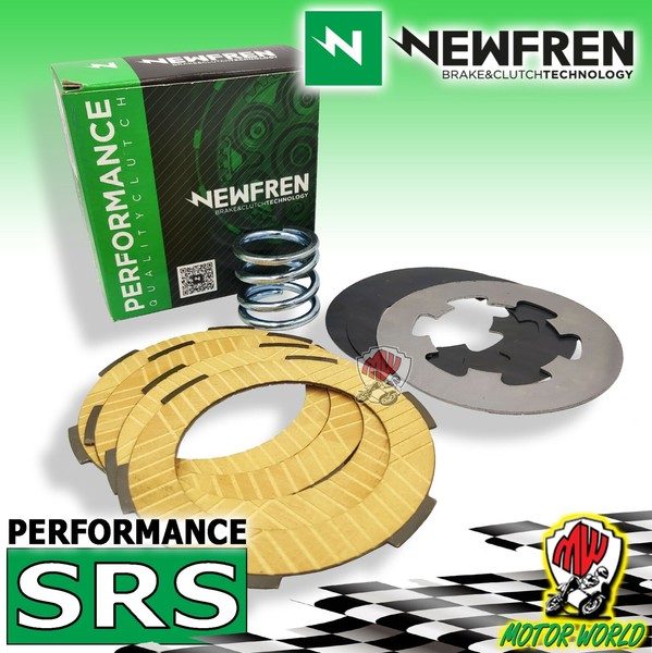 F1192SRS Kupplungsscheiben Kit Newfren Piaggio Vespa Primavera 1971 125CC-image