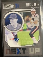 Mac Jones NXT-MJO NEXT UP INSERT 2021 Panini Playbook Football Card 🔥👀