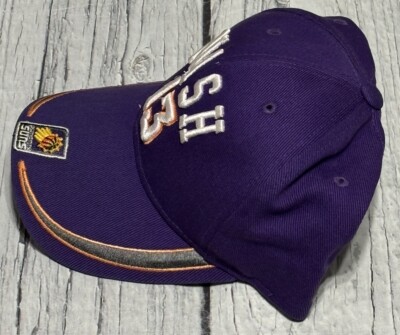 Phoenix Suns Steve Nash Hat Cap Embroidery Strap Back Purple One