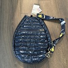 NWT Ahdorned Tennis  Bag Racquet Puffer Cover and Love Bag Strap Jewel Blue — photo 1