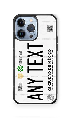 PHONE CASE BUMPER ESTADOS CDMX Ciudad de MEXICO Placa 19 for iPhone Samsung gift