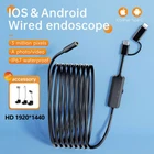 Endoscope Snake Camera Tube Inspection F iPhone 15/14 Pro Max Android Cell Phone