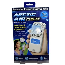 Arctic Air Pocket Chill Personal Air Cooler Powerful 3-Speed Cordless Cooling