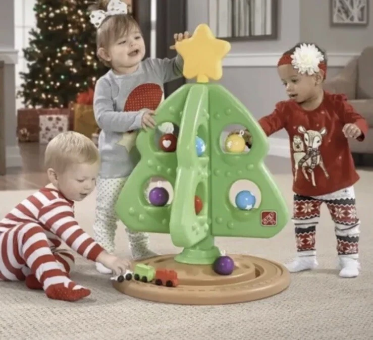 Step2 Mi Primer Árbol de Navidad con Adorno Tren Set 18 Meses + Niños Nuevo Foto 2 de 4