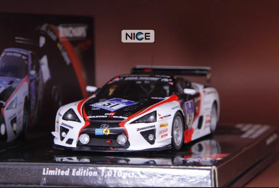 1/43 Minichamps LEXUS LFA RACE CAR 2010 DIE CAST MODEL RARE - Image 3 of 4
