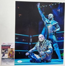 WWE NXT Aleister Black Signed 11x14 Photo Autograph WrestleMania Malakai JSA COA