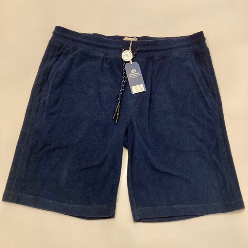 NWT Surfside Supply Mens Shorts XL Navy Blue Terry Fleece 10" Inseam Drawstring