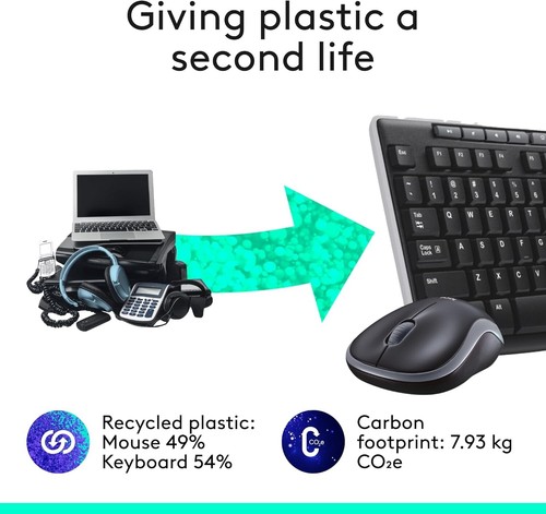 Logitech MK270 Wireless Keyboard And Mouse Combo For Windows, 2.4 GHz Wireless, - Picture 8 of 11