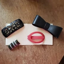 Hair clip collection - 17 items Scunci, Goody, etc New & Used