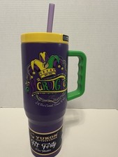 Buc-ee&rsquo;s 2026 Limited Edition Mardi Gras &ldquo;Let The Good Times Roll&rdquo; 40oz Tumbler
