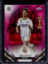 2023-24 Topps Chrome UEFA Arda Guler Pink Lava Refractor #152 Real Madrid