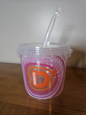 NUEVO Dunkin Donuts Edición Limitada 48 OZ 2026 Cubo Taza y Pajita Auténtico Viral