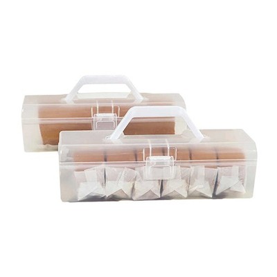 Transparent Rectangular Pvc Cake Box Storage Packaging Box Baked Dessert Biscuit