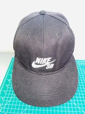 Nike SB Skateboarding Youth Snapback Hat Black Soft Swish Adjustable