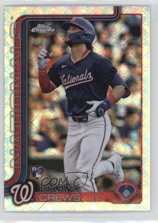 2025 Topps Chrome Logofractor Edition Dylan Crews #146 tw0