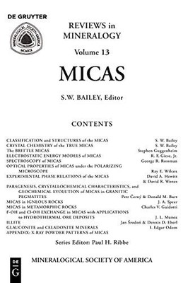 Micas by S.W. Bailey 9780939950171 NEW Free UK Delivery