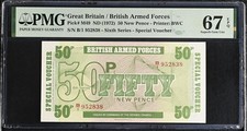 Great Britain 50 New Pence ND (1972) P M49 Superb Gem UNC PMG 67 EPQ