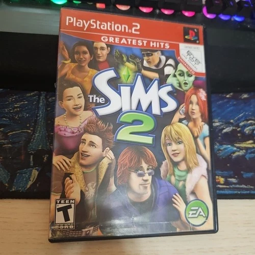 Sims 2 (Sony PlayStation 2, 2005) Greatest Hits, CIB, Tested Working