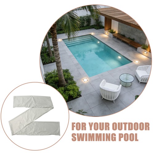 Couverture solaire pour piscine : Bâche de protection enroulable avec sangle - Afbeelding 8 van 12