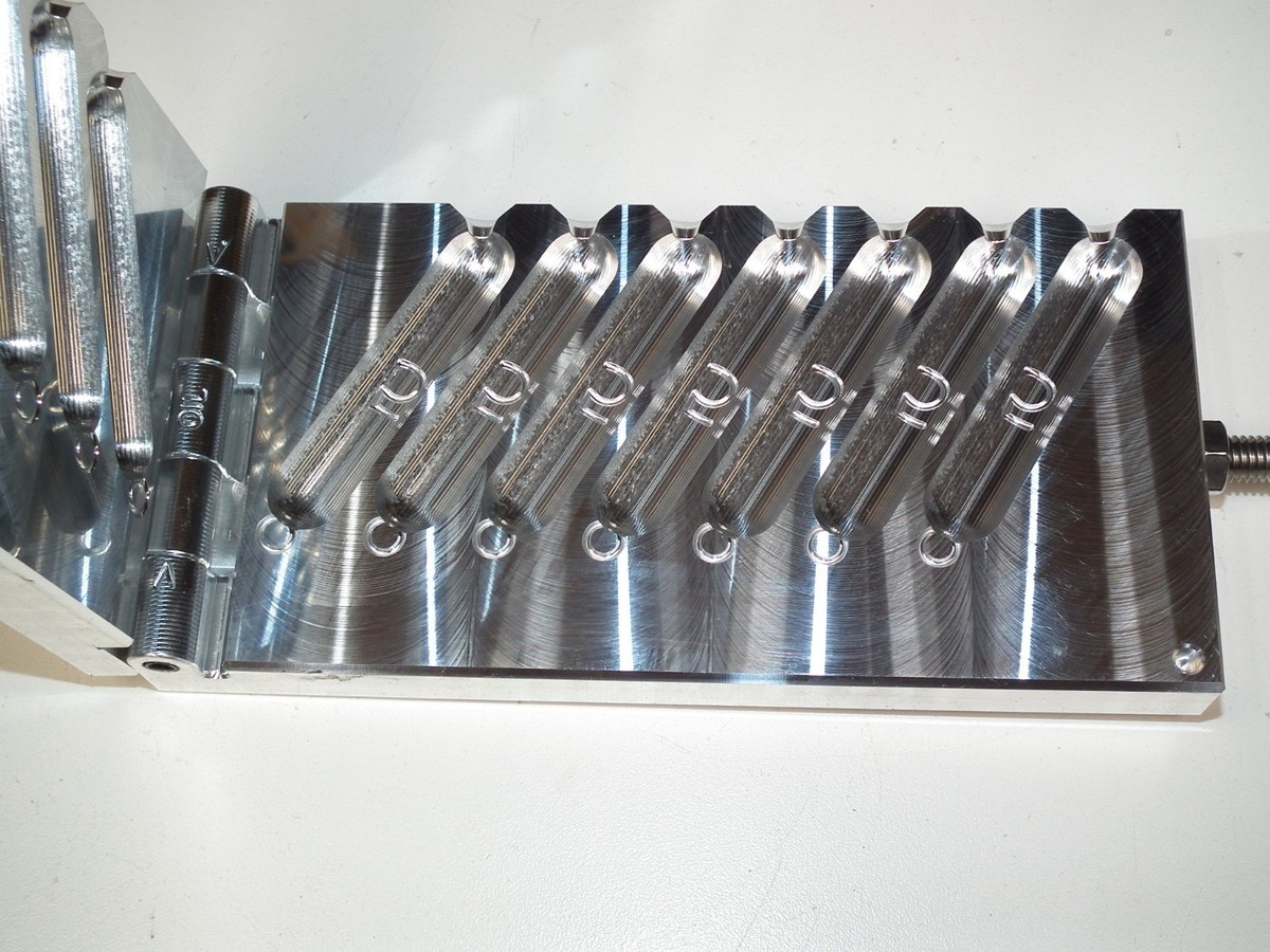 Saltwater Pencil Sinker Production mold 5oz CNC Aluminum USA 3RD