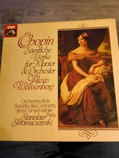 Chopin-sämtliche Werke für Klavier und Orchester Alexis Weißenberg 3LP Box