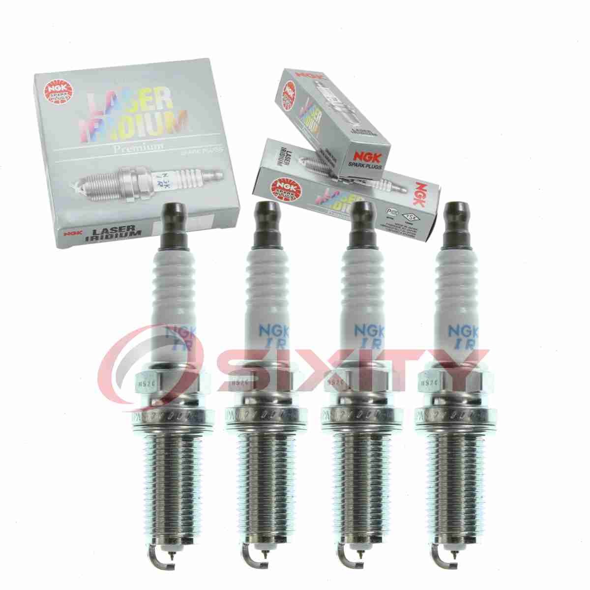4 pc NGK Laser Iridium Spark Plugs for 2019-2020 Subaru WRX STI 2.5L H4 fc