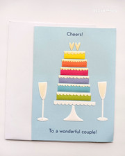 Wedding Card- CHEERS! TO A WONDERFUL COUPLE! ...