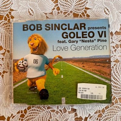 Bob Sinclar Love Generation Single CD