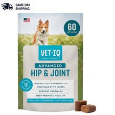 Chicken Flavored Dog Joint Supplements, 60ct - Omega 3  Glucosamine Formula