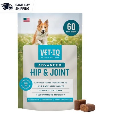 Chicken Flavored Dog Joint Supplements, 60ct - Omega 3 & Glucosamine Formula