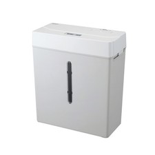 Nakabayashi Personal Shredder, Quiet Micro-Cut 2×12mm, Electric, Gray (NSE-SM01G
