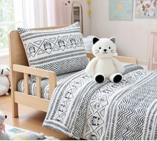 H&M Kinderbettwäsche - Gr. 135x200 cm - Kissen - Gr. 80x80 cm Bett Tiger